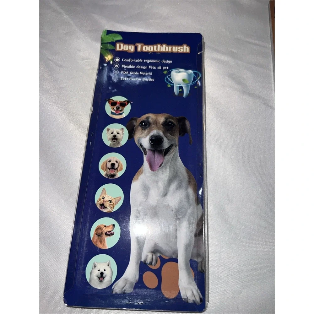 Dog Toothbrush Set of 6 Dual Headed Dental‎ Hygiene Brushes for Small to Large